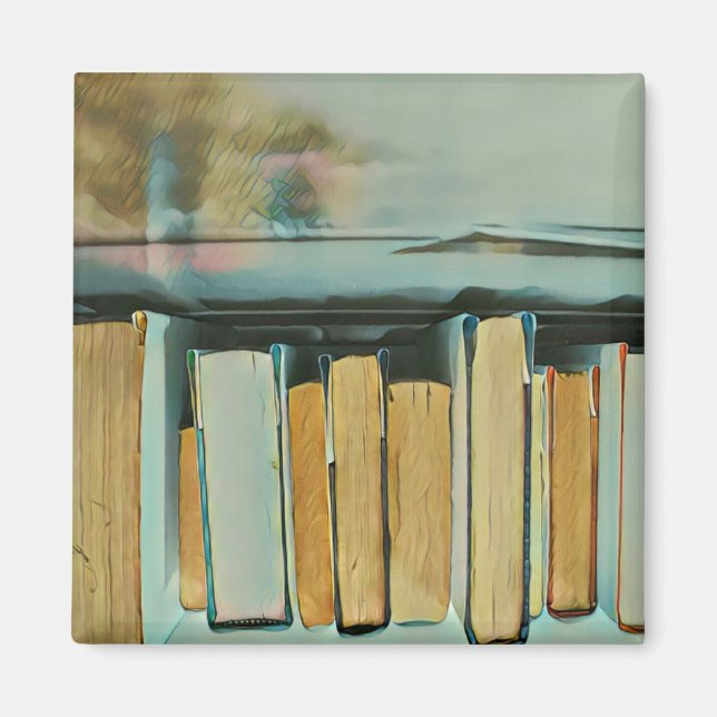 Imã Presentes para amantes de livros (Frente)