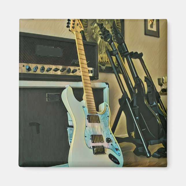 Imã Presentes para amantes de violão (Frente)