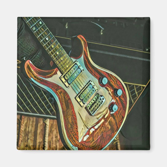 Imã Presentes para guitarrista (Frente)