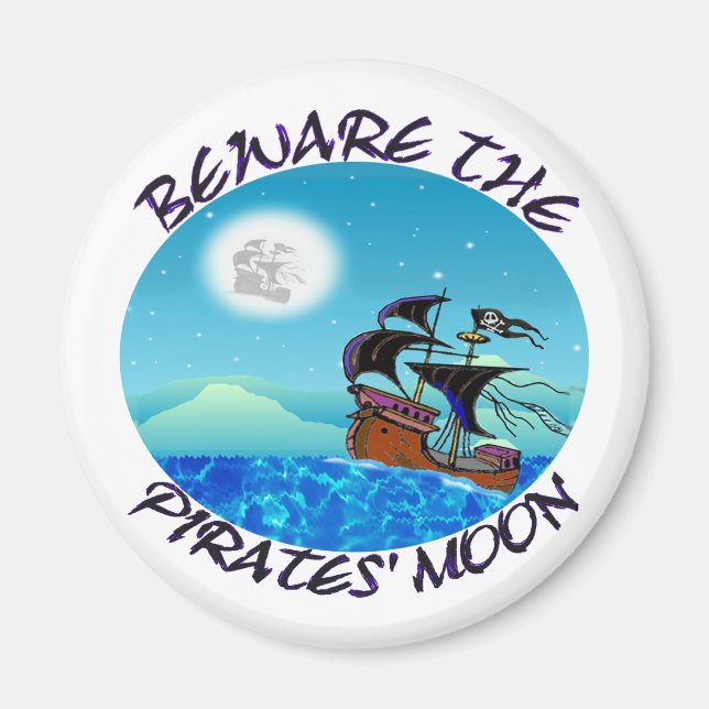 Imã Presentes para navios piratas (Frente)