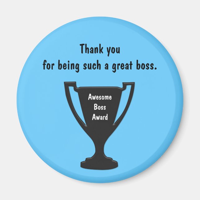 Imã Presentes Para O Magnet Do Chefe (Frente)