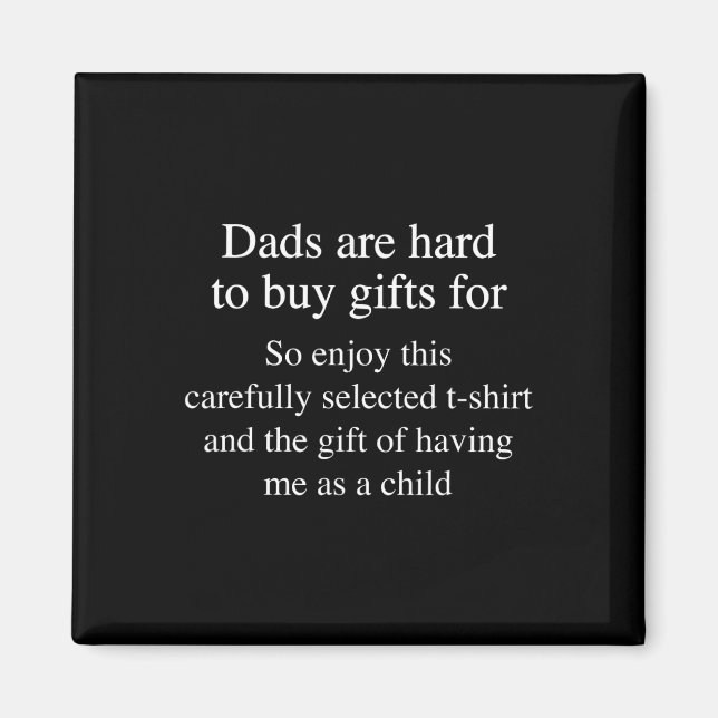 Imã Presentes Para Pais Duros De Comprar Para O Pai En (Frente)