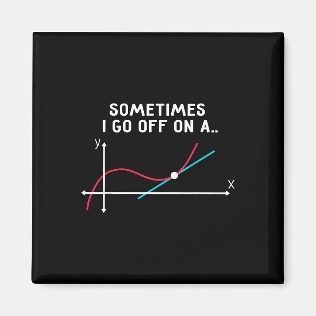 Imã Presentes para Professores de Matemática - Às Veze (Frente)