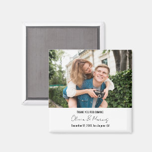 Imã Presentes Personalizados de Agradecimento Casament