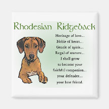 Presentes Ridgeback da Rodésia