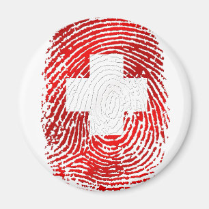 Imã Presentes suíços da bandeira da suiça da impres