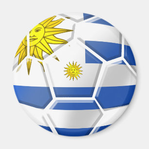 Imã Presentes uruguaios dos fãs de futebol de Celeste