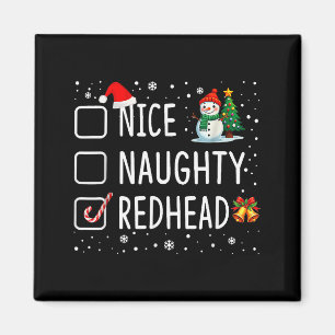Imã Presentes Vermelhos Natal Malvados Divertidos Chap