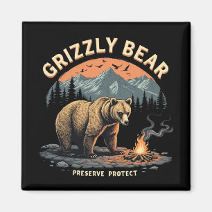 Imã Preservação e proteção do urso grizzly