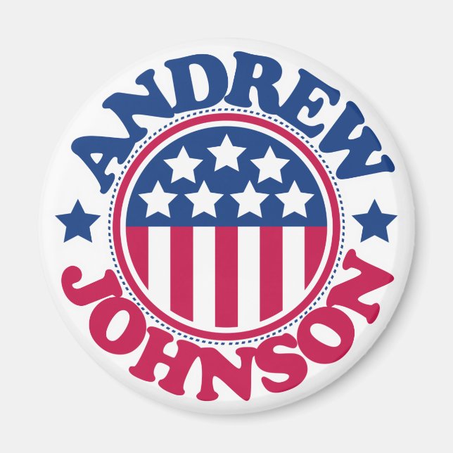 Imã Presidente americano Andrew Johnson (Frente)