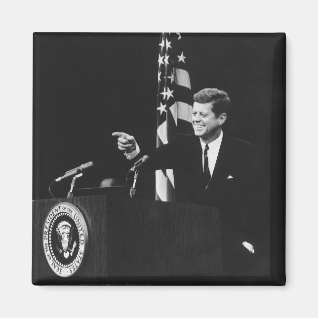Imã Presidente americano John Kennedy em Conferência d (Frente)