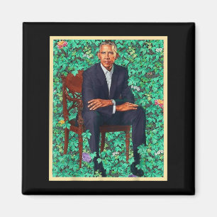 Imã Presidente Barack Obama 2028 Retrato Patriótico De