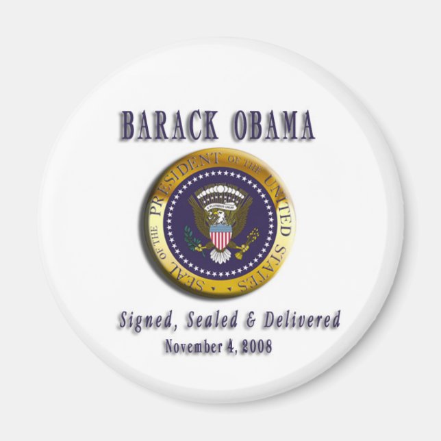 IMÃ PRESIDENTE BARACK OBAMA MAGNET (Frente)