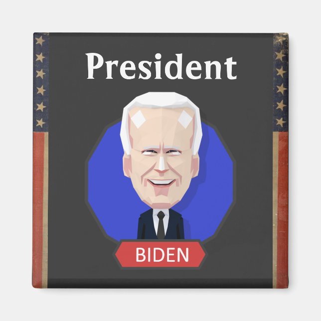 Imã Presidente Biden Magnet (Frente)