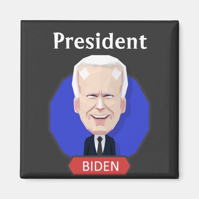 Imã Presidente Biden Magnet (Frente)