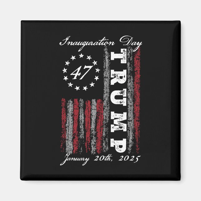 Imã Presidente Donald Trump Inauguration Day 2025 Us F (Frente)