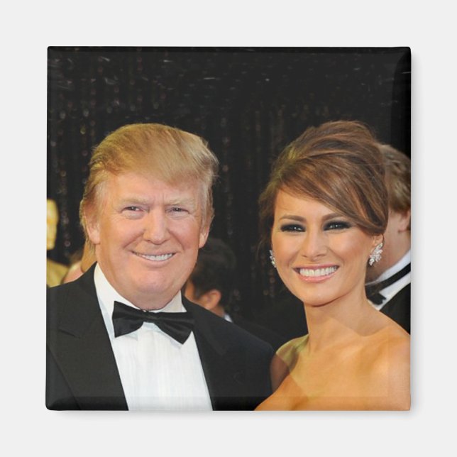 IMÃ PRESIDENTE DONALD TRUMP & MELANIA (Frente)