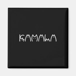 Imã Presidente Kamala 2024 Kamala Cat - Letra Font Des