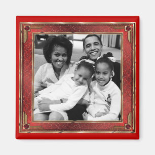 Imã Presidente Obama 1rua Família Keepsakes Magnet