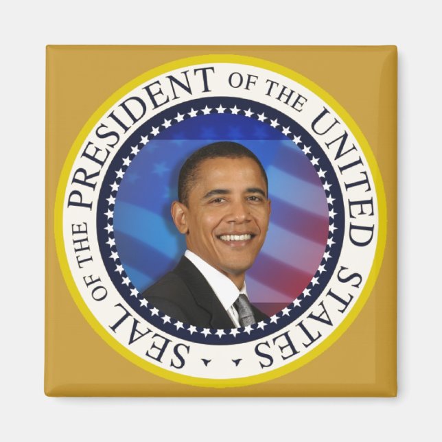 Imã Presidente Obama Coleções Keepsasaame Magnet (Frente)