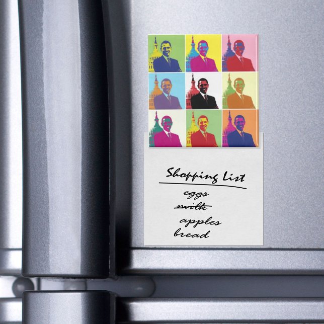 Imã Presidente Obama Pop Art (Criador carregado)