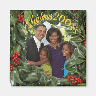 Imã Presidente Obama Primeiro Família Natal 2008