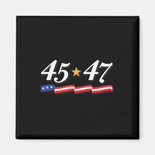 Imã Presidente Trump 45 47 Números De 45 E 47