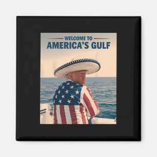 Imã Presidente Trump América do Golfo do México Sombre