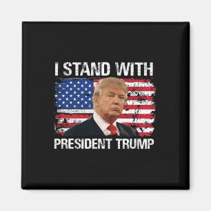 Imã Presidente Trump American Flag Trump 2024 Men