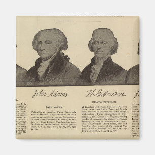 Imã Presidentes EUA, autógrafos, biografias 2