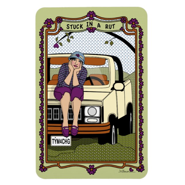 Ímã Preso em um frigorífico Rut_A_4x6 (Vertical)