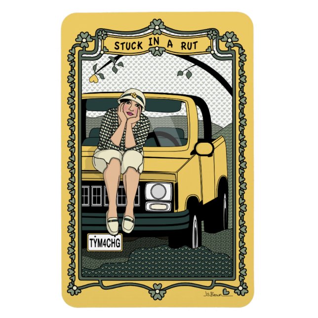 Ímã Preso em um frigorífico Rut_C_4x6 (Vertical)