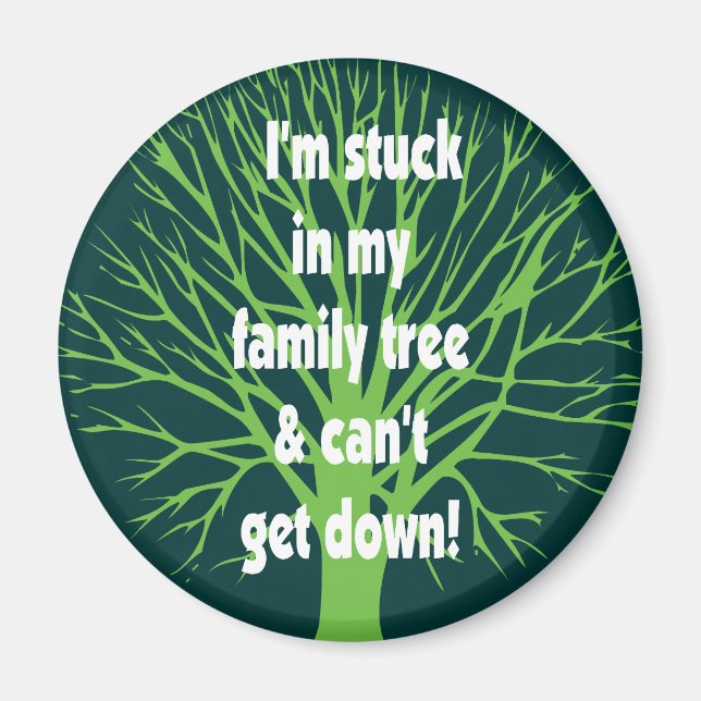 Imã Preso na minha árvore da família (Frente)