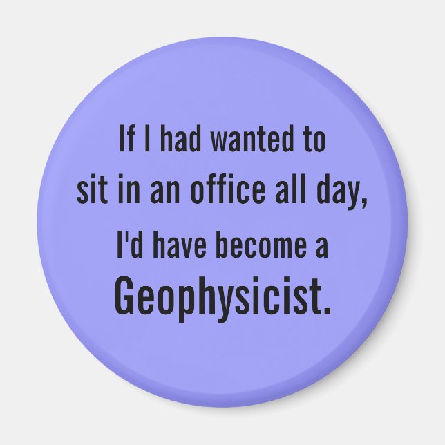 Imã Preso no escritório - Personalizável (Frente)