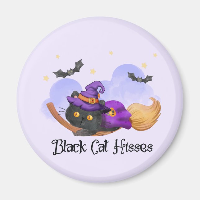 Imã Presos de Gato Preto (Frente)