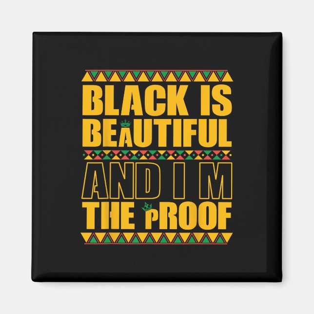 Imã Preto É Bonito E Eu Sou A Prova História Negra (Frente)