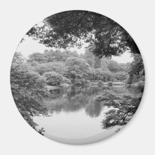 Imã Preto e branco, legal, natureza única e lago