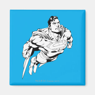 Imã Preto e Branco Superman 1
