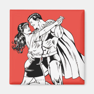 Imã Preto e Branco Superman 4