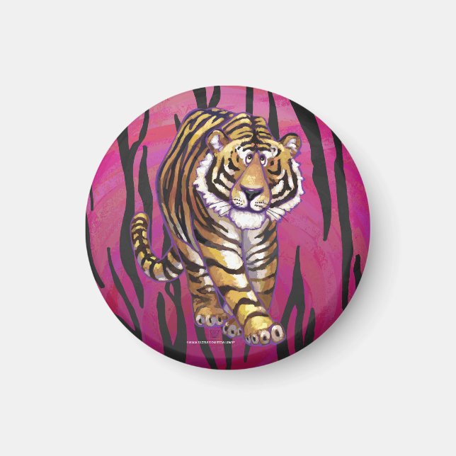 Imã Preto e rosa para o Tigre (Frente)