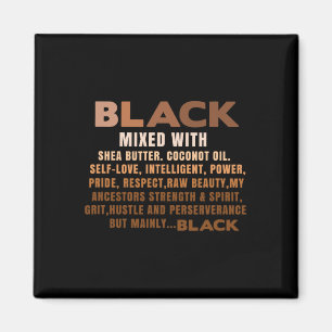 Imã Preto Misturado Com Mês Da História Preta Shea But
