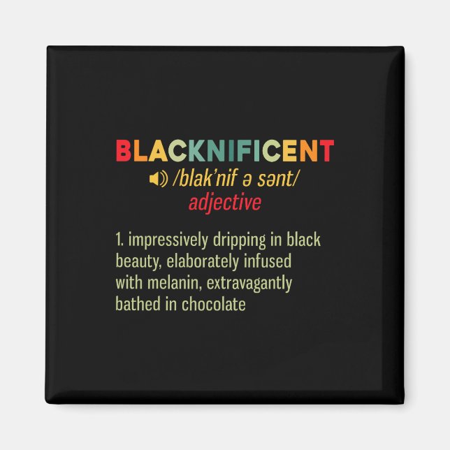 Imã Preto negro de definição esplêndida (Frente)