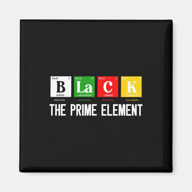 Imã Preto O Elemento Primário do Histórico Preto Perío (Frente)