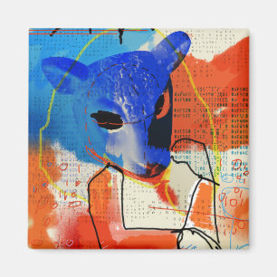 Imã Preto órfão   MK - silhueta da máscara dos