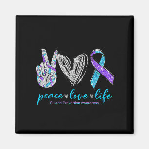 Imã Prevenção à Consciência do Suicídio Paz Amor Vida