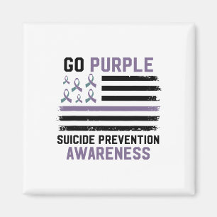 Imã Prevenção ao suicídio Bandeira Americana Sensibili