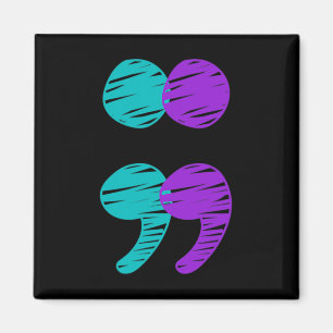 Imã Prevenção ao suicídio Sensibilização Semicolon Per