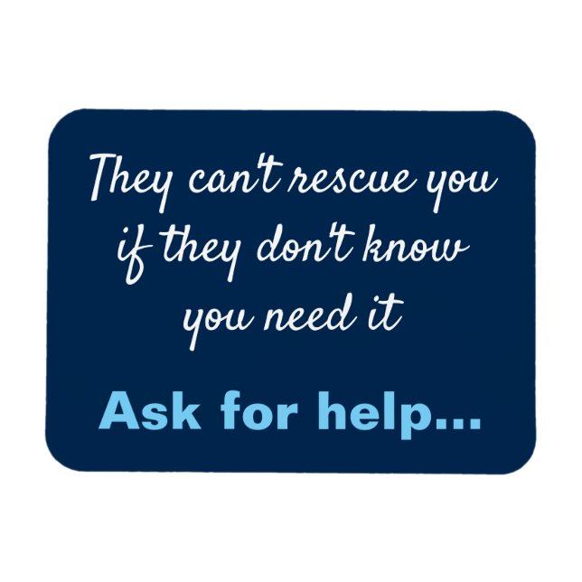 Ímã Prevenção contra depressão (Horizontal)