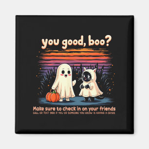 Imã Prevenção de Boas Festas de Halloween à Saúde Ment