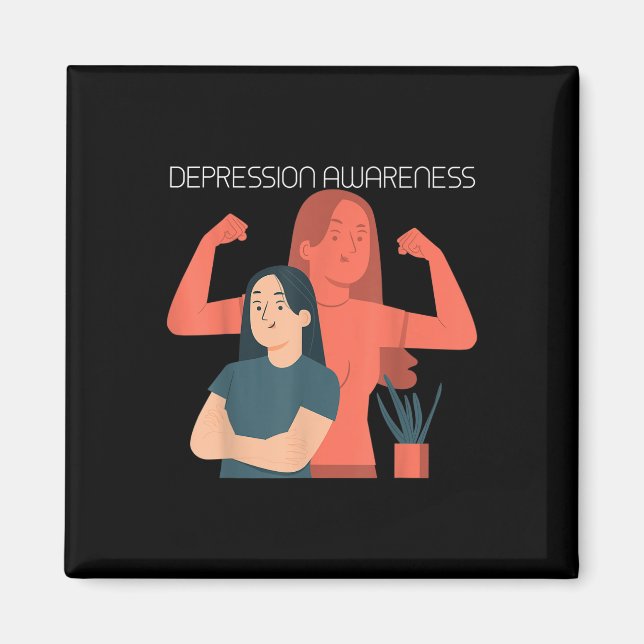 Imã Prevenção de Suicídio - Conscientização sobre Saúd (Frente)